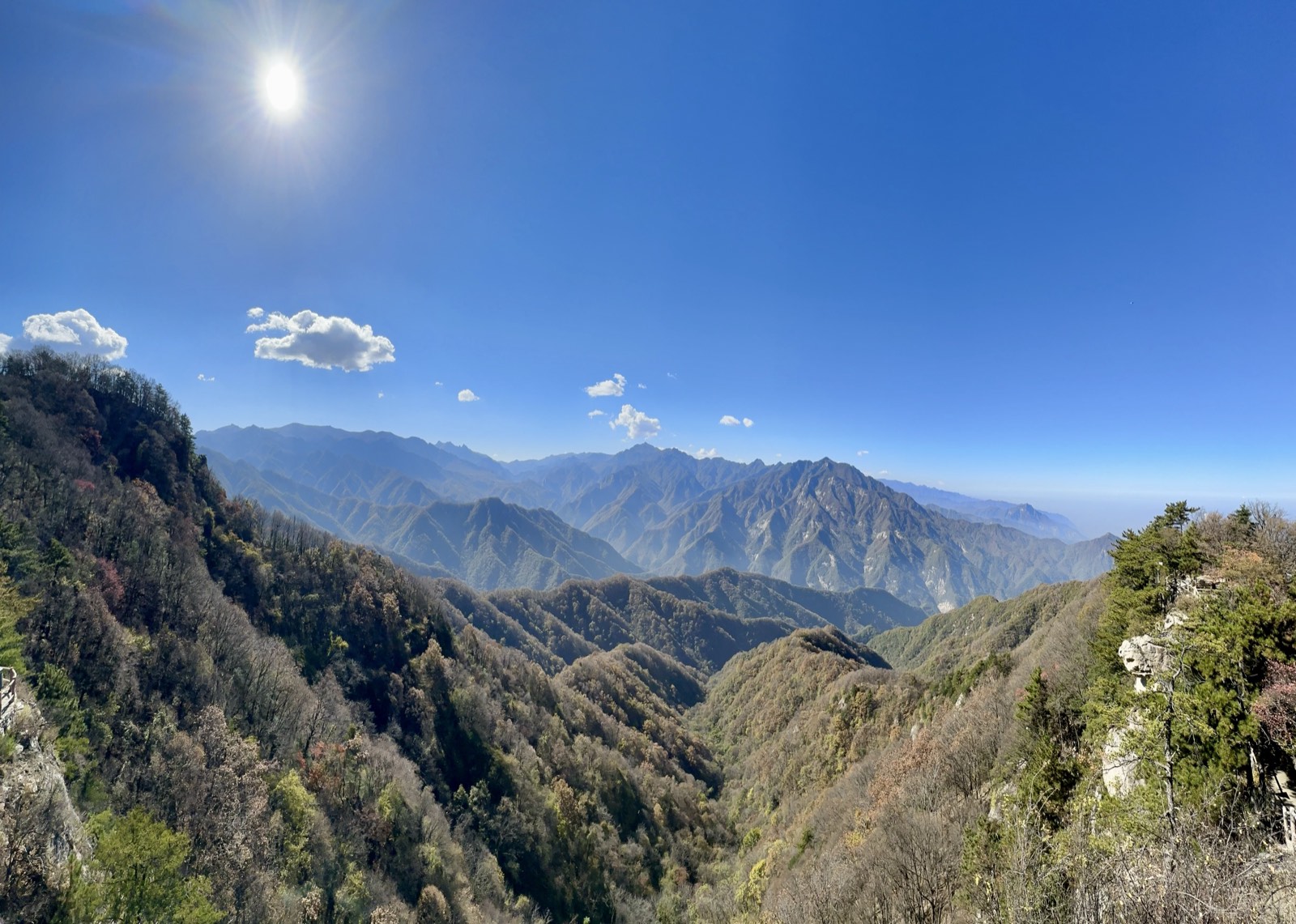 Zhongnan Mountains, Qinling range